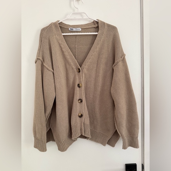 Zara Knit Cardigan Sweater - Small - Picture 2 of 6